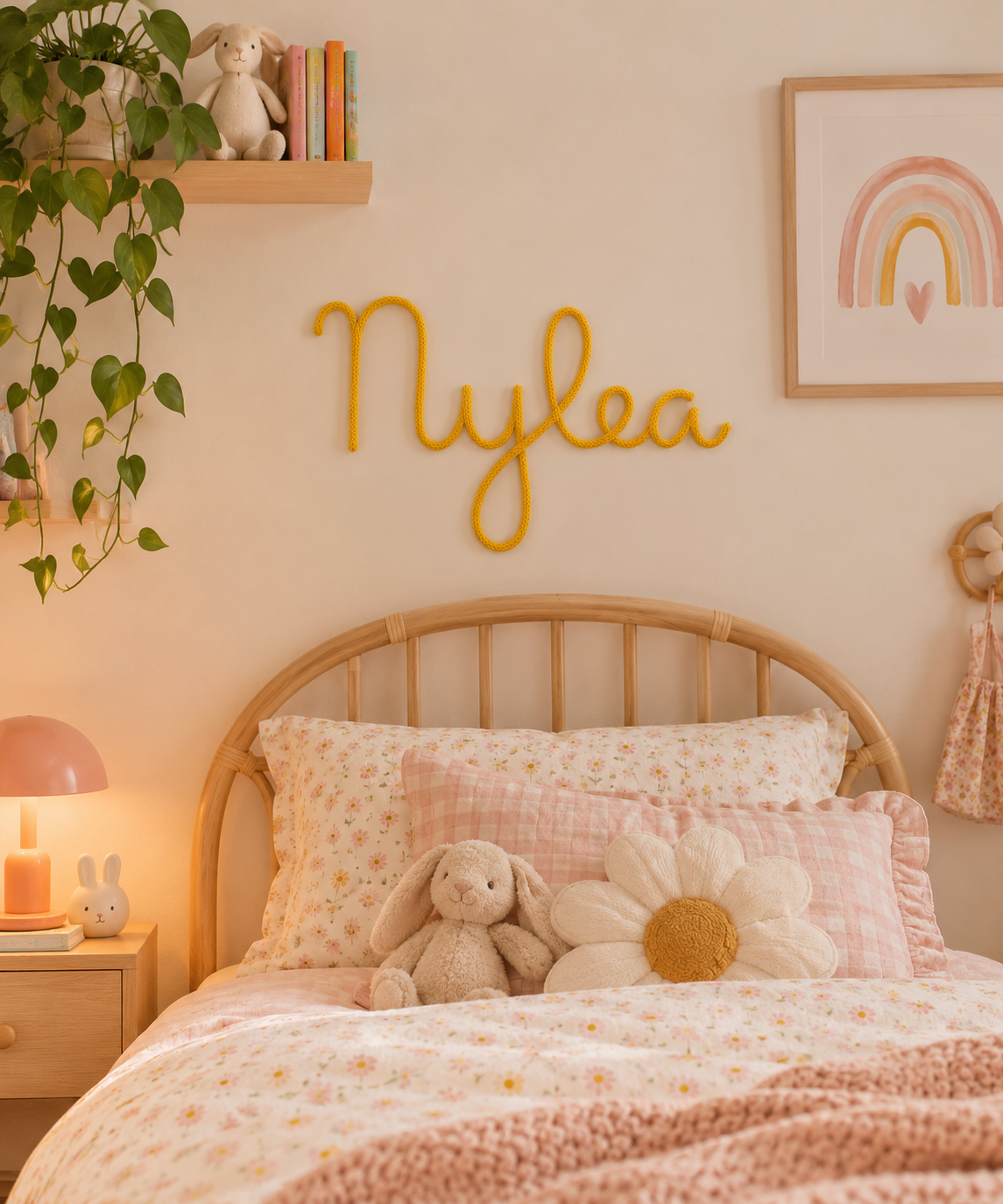 Knitted Wire Name Sign