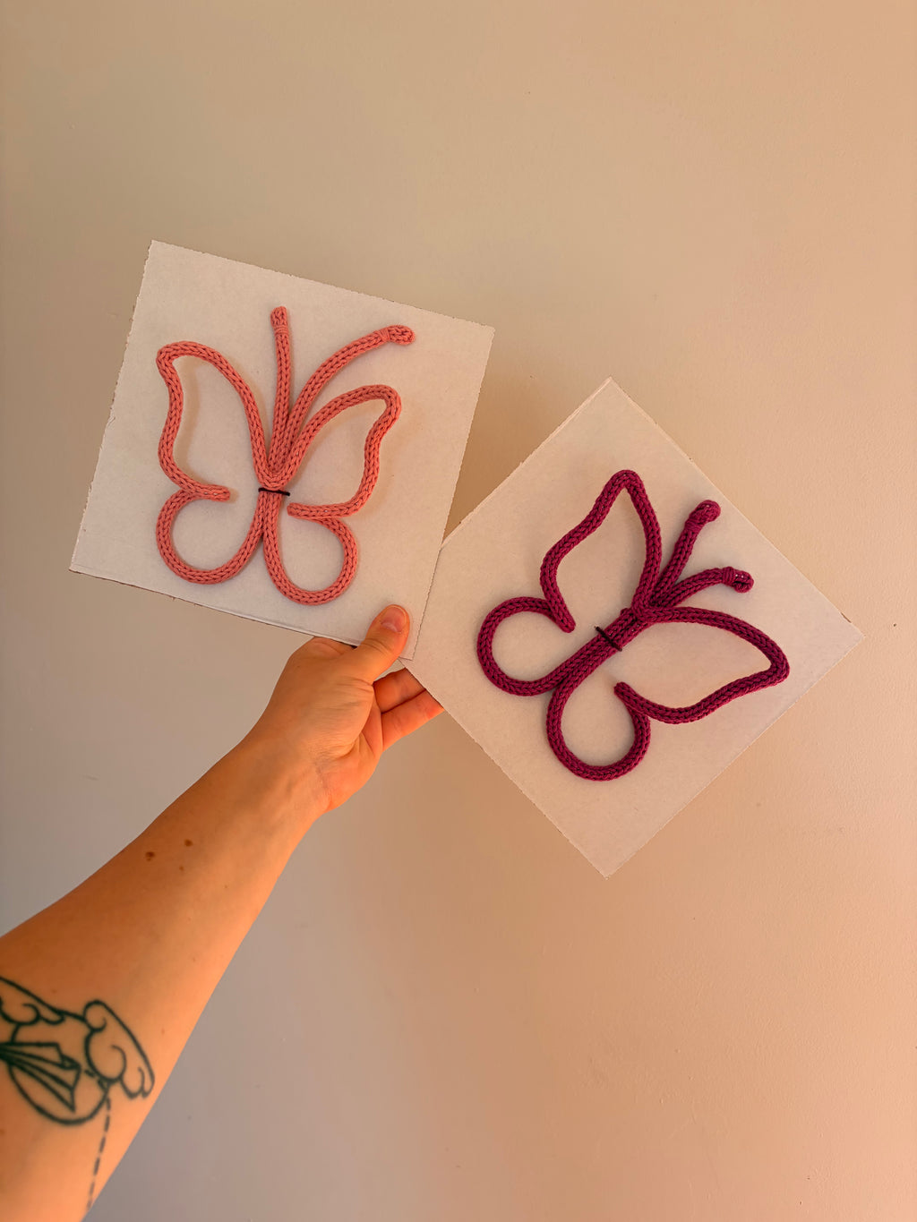 Knitted Butterflies