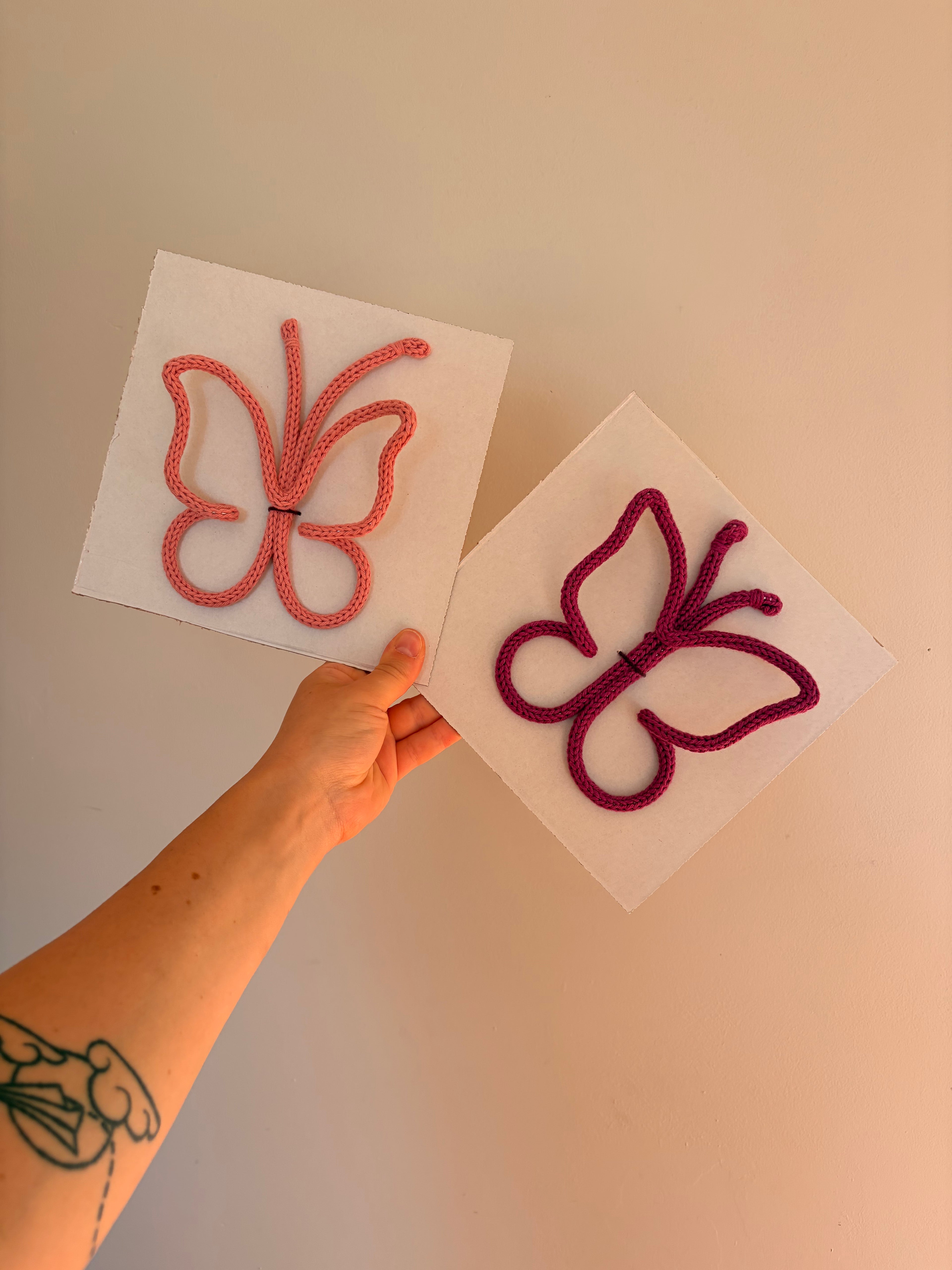 Knitted Butterflies