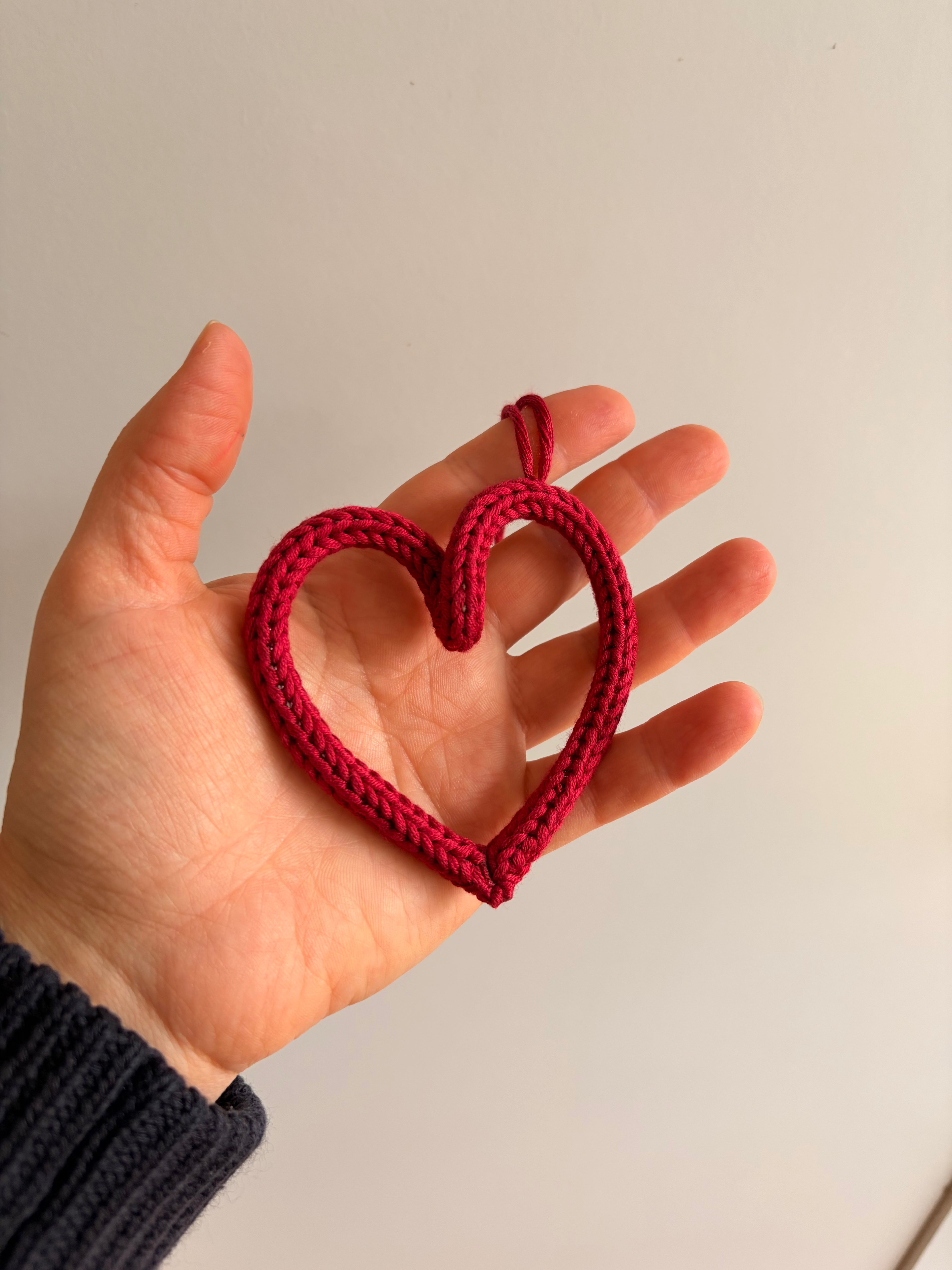 Knitted Love Heart