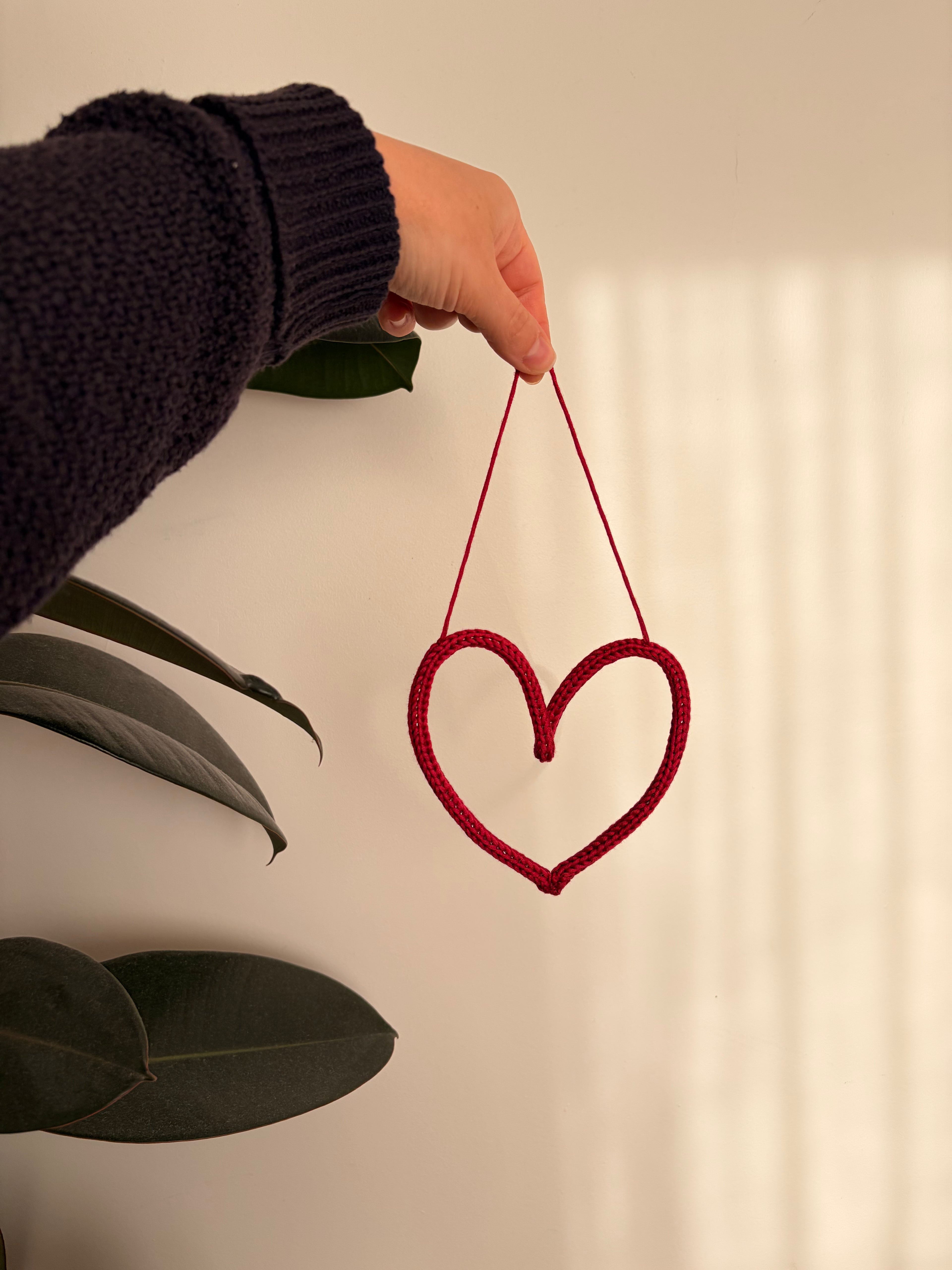 Knitted Love Heart