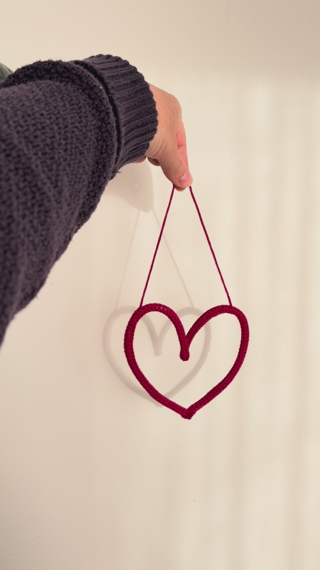 Knitted Love Heart